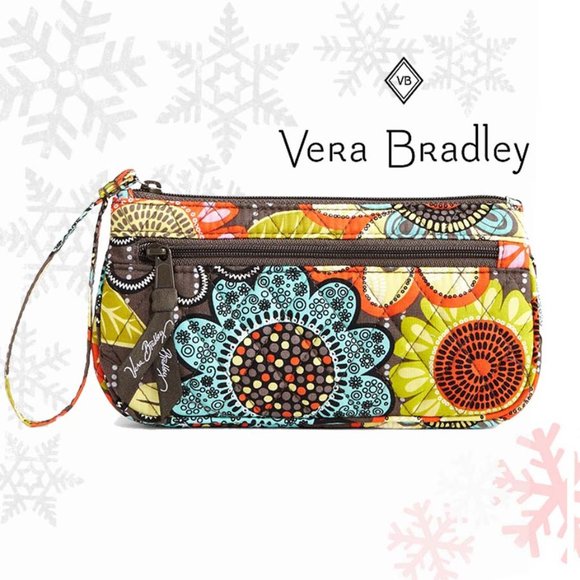 Vera Bradley Handbags - Vera Bradley Flower Shower Wristlet